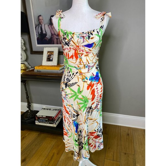 Diane Von Furstenberg Dresses & Skirts - Diane von Furstenberg DVF Adeline Silk Floral Midi Dress Womens Size 4